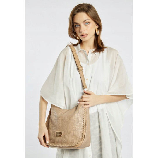 Beżowa Torba damska z kolekcji Premium MONNARI