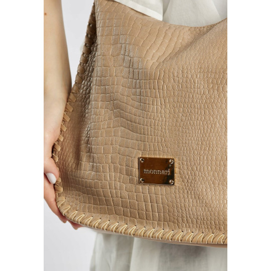 Beżowa Torba damska z kolekcji Premium MONNARI