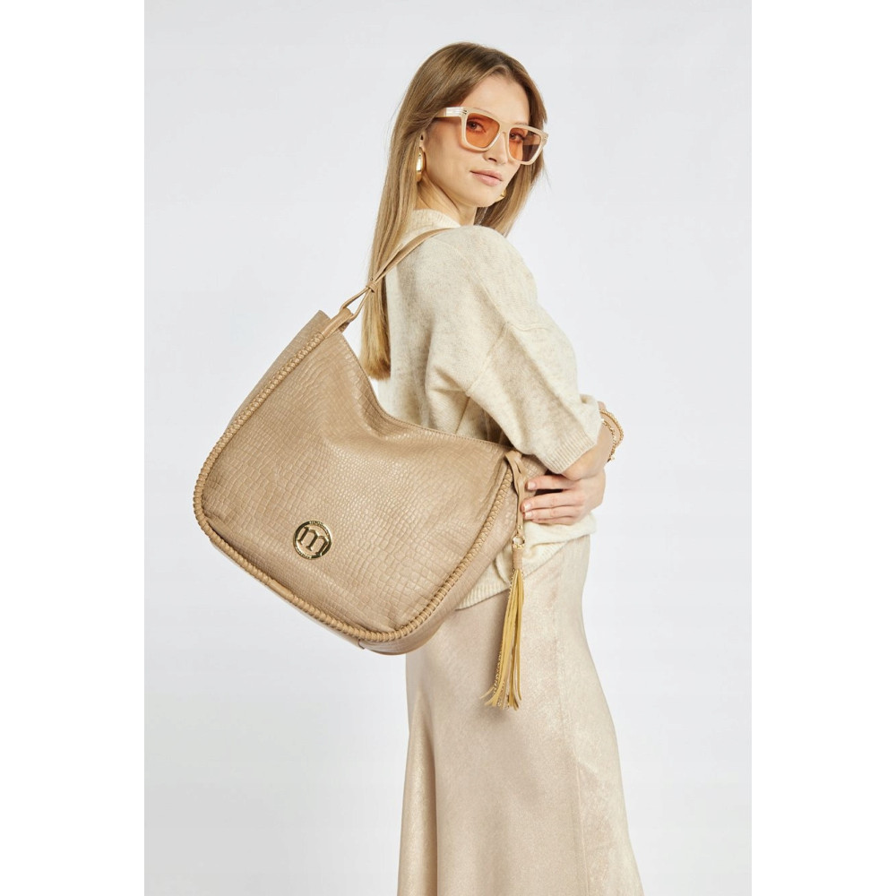 Torba damska z frędzlami Shopper MONNARI