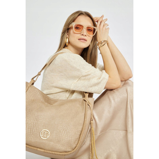 Torba damska z frędzlami Shopper MONNARI