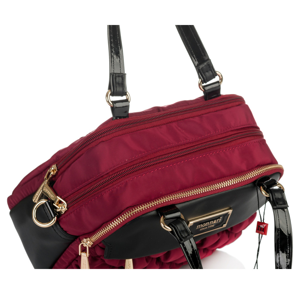 3 Komorowa Torebka damski Kuferek MONNARI