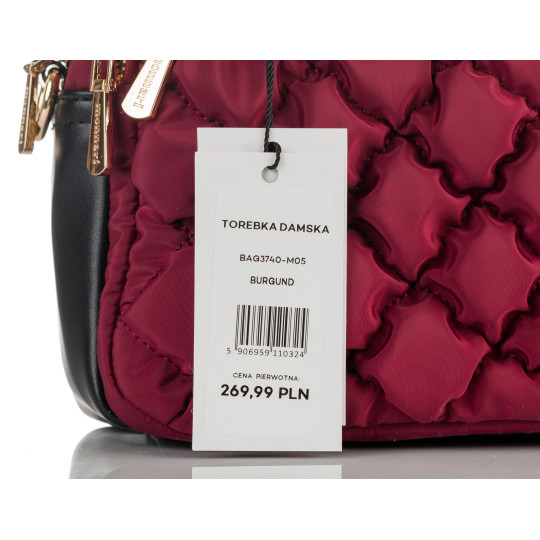 3 Komorowa Torebka damski Kuferek MONNARI