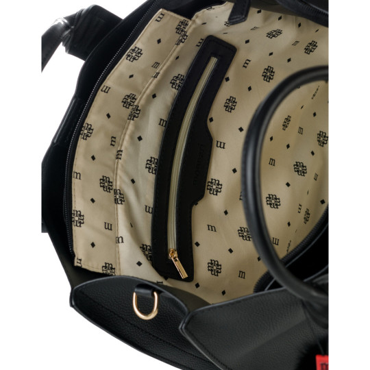 KLASYCZNA TORBA Z POMPONEM MONNARI