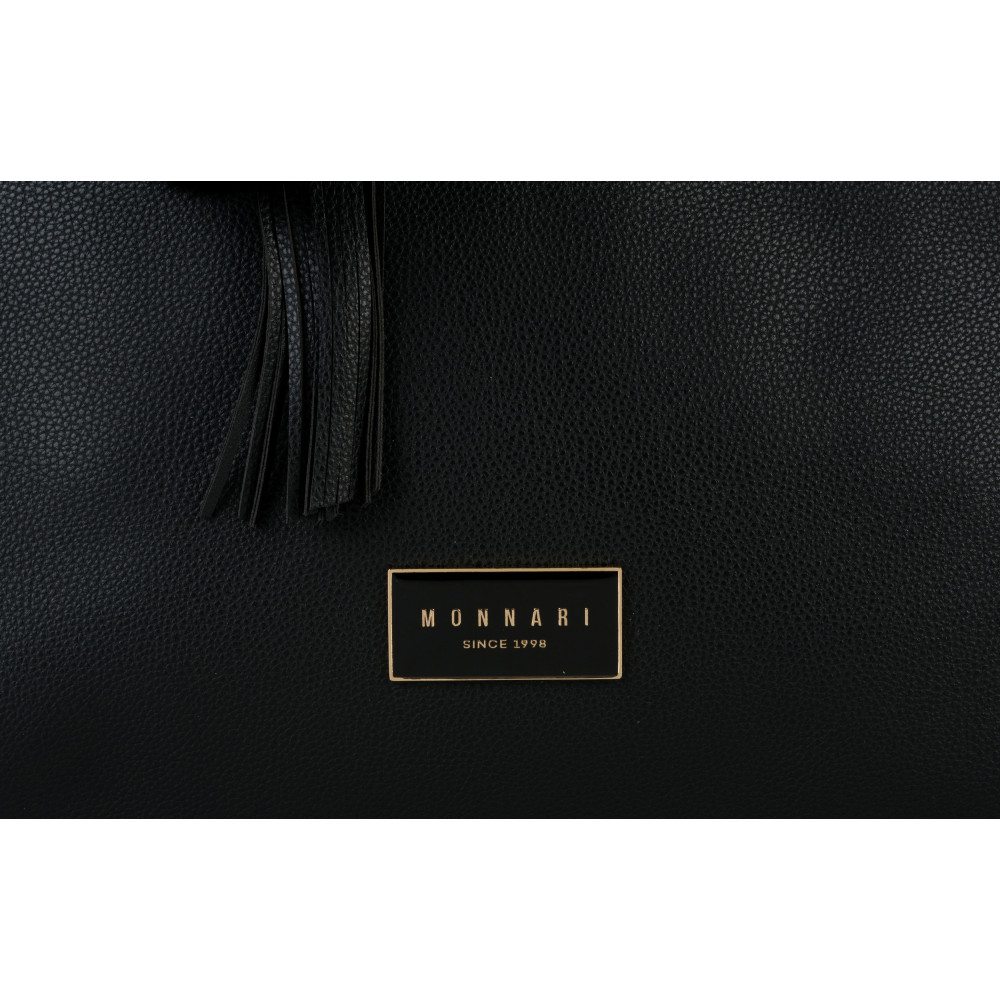 KLASYCZNA TORBA Z POMPONEM MONNARI