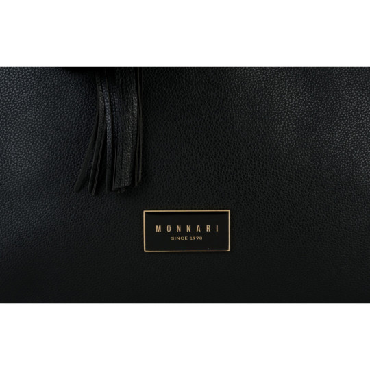 KLASYCZNA TORBA Z POMPONEM MONNARI