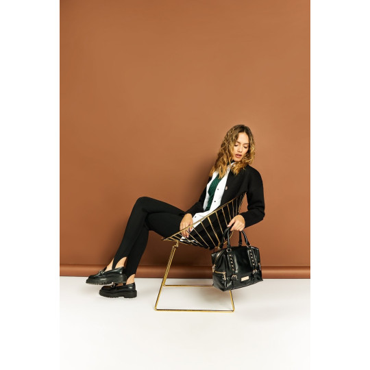 Torba duży Kuferek ze zdobieniem Monnari