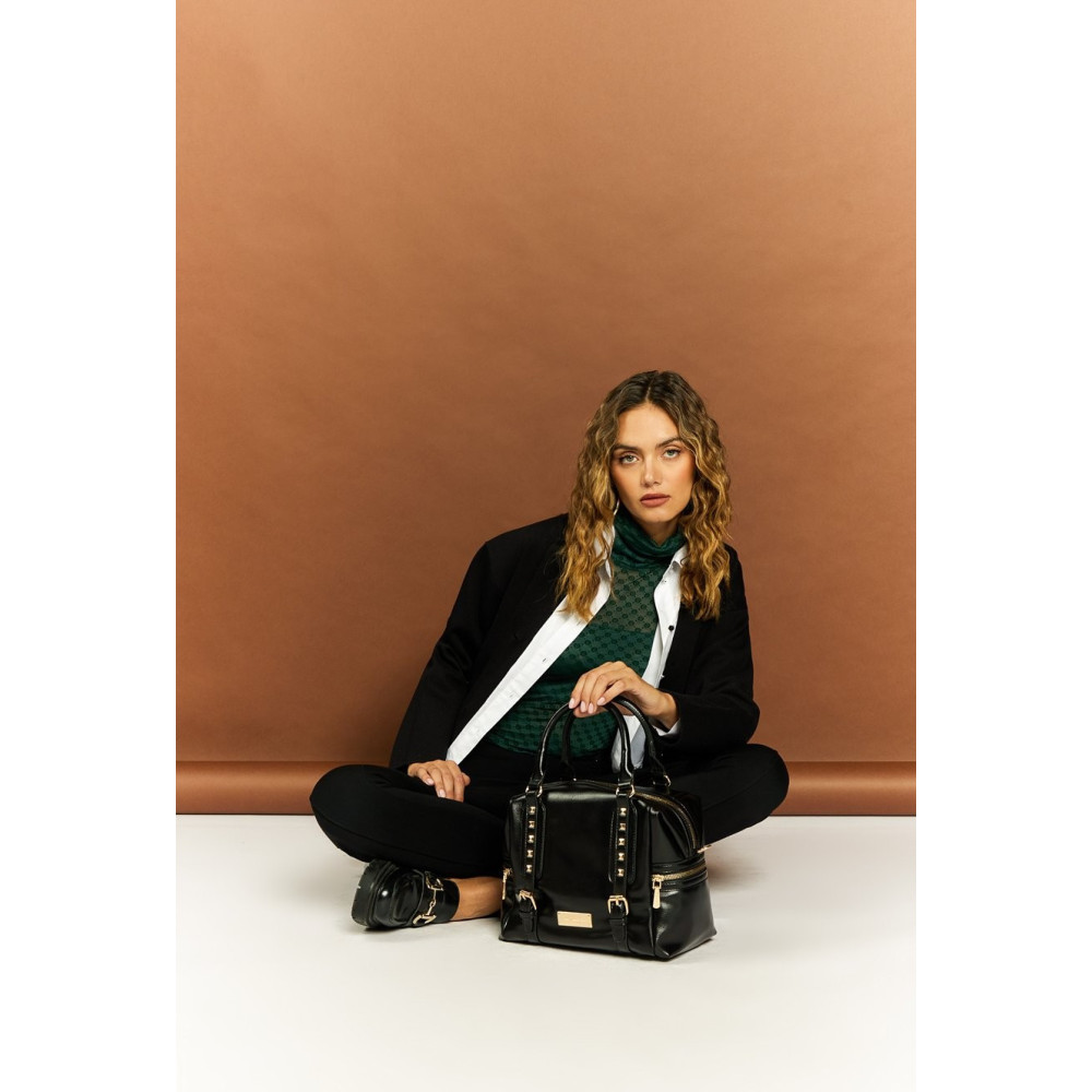 Torba duży Kuferek ze zdobieniem Monnari