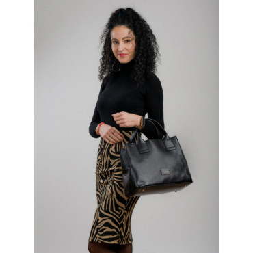 Aktówka Shoperka w delikatny wzór MONNARI 2