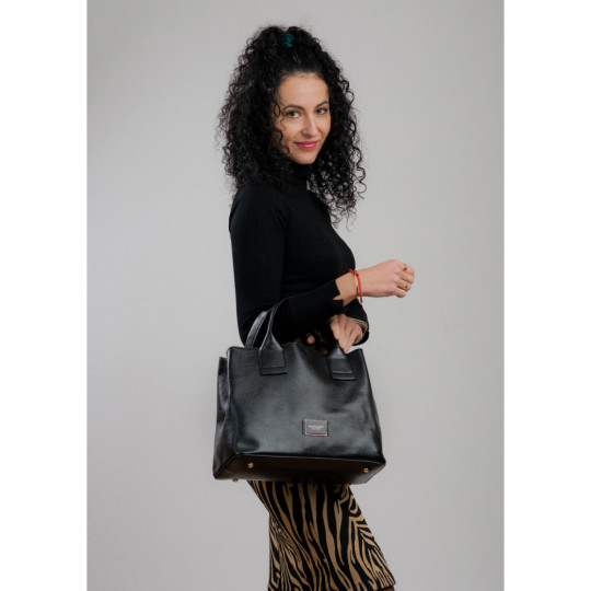 Aktówka Shoperka w delikatny wzór MONNARI