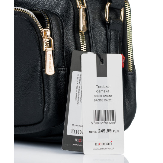 Pojemna Listonoszka dwukomorowa MONNARI