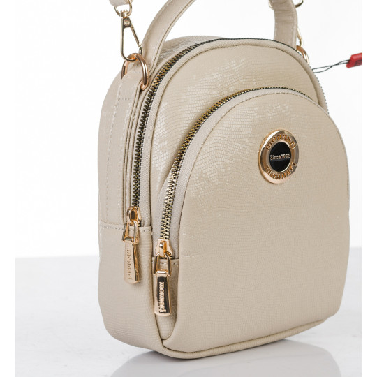 Beżowa Mała Torebka Damska Monnari