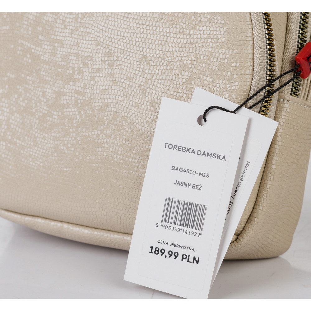 Beżowa Mała Torebka Damska Monnari