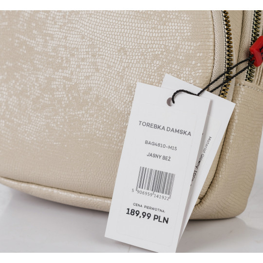 Beżowa Mała Torebka Damska Monnari