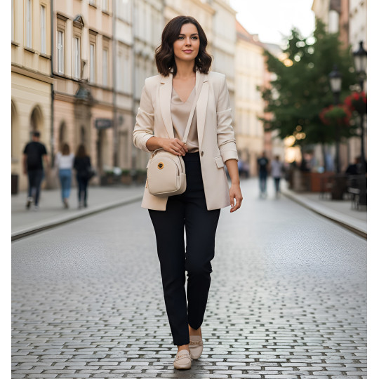 Beżowa Mała Torebka Damska Monnari