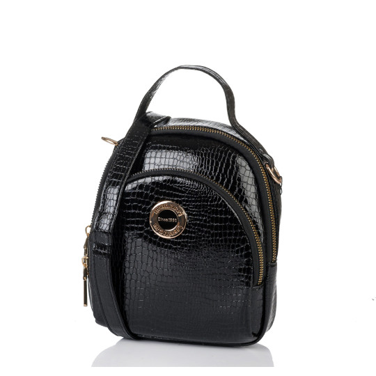 Czarna Mała Torebka Damska Monnari