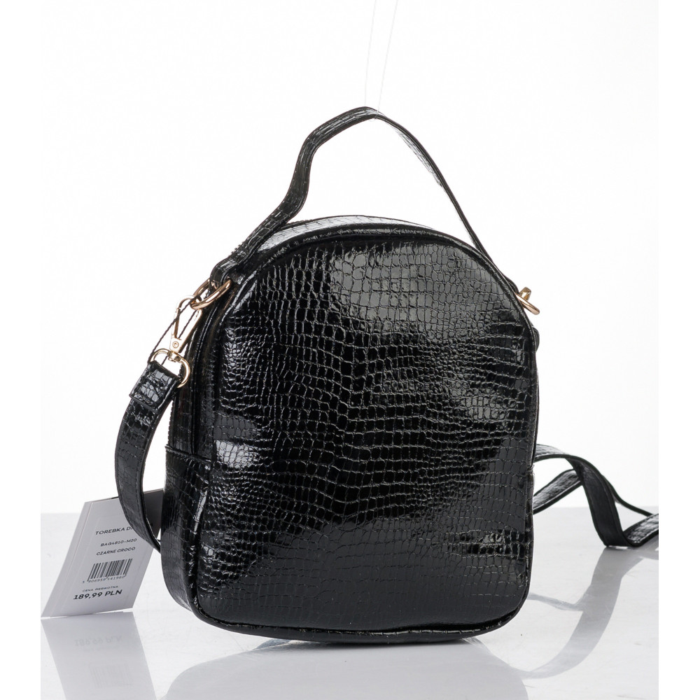 Czarna Mała Torebka Damska Monnari