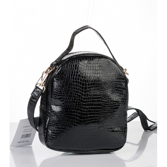 Czarna Mała Torebka Damska Monnari