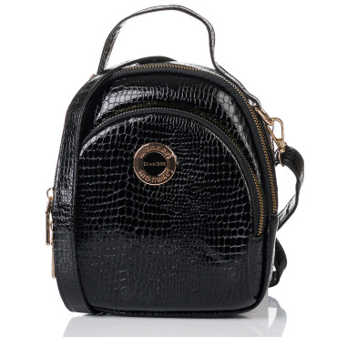 Czarna Mała Torebka Damska Monnari