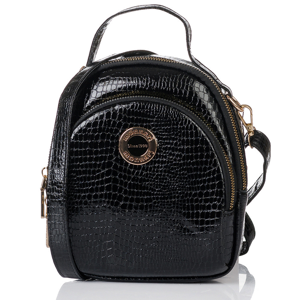 Czarna Mała Torebka Damska Monnari