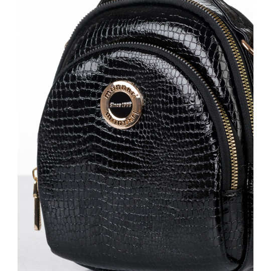 Czarna Mała Torebka Damska Monnari