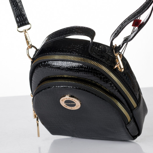 Czarna Mała Torebka Damska Monnari