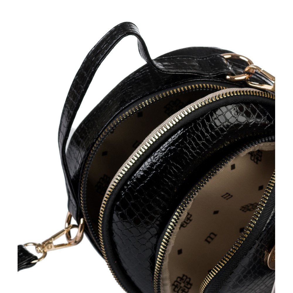 Czarna Mała Torebka Damska Monnari