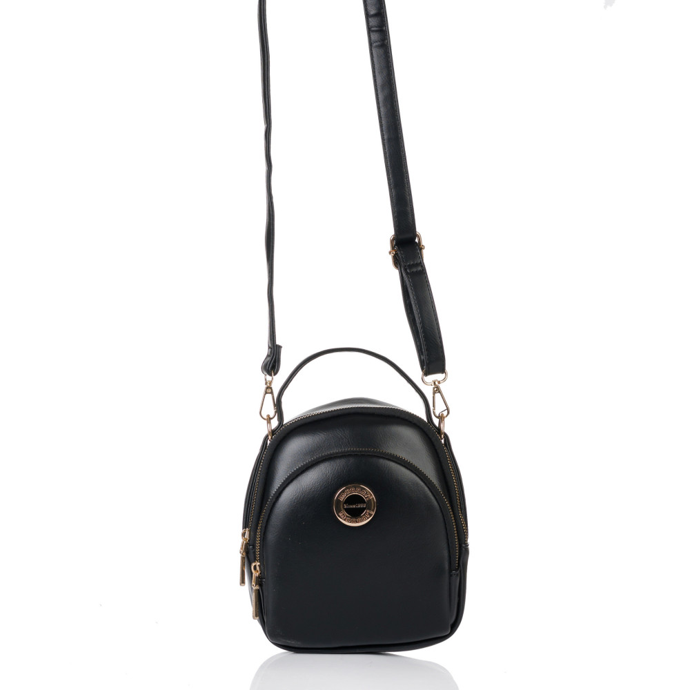 Czarna Mała Torebka Damska Monnari