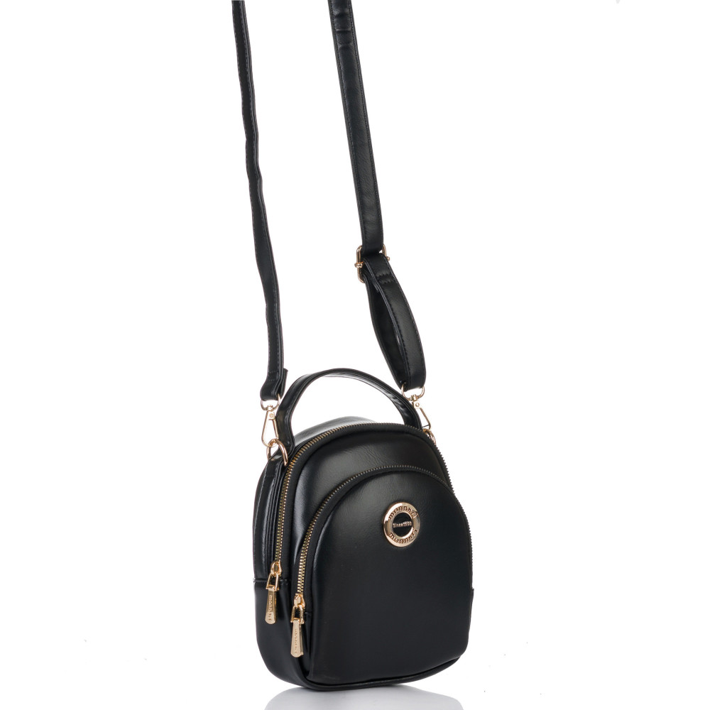 Czarna Mała Torebka Damska Monnari