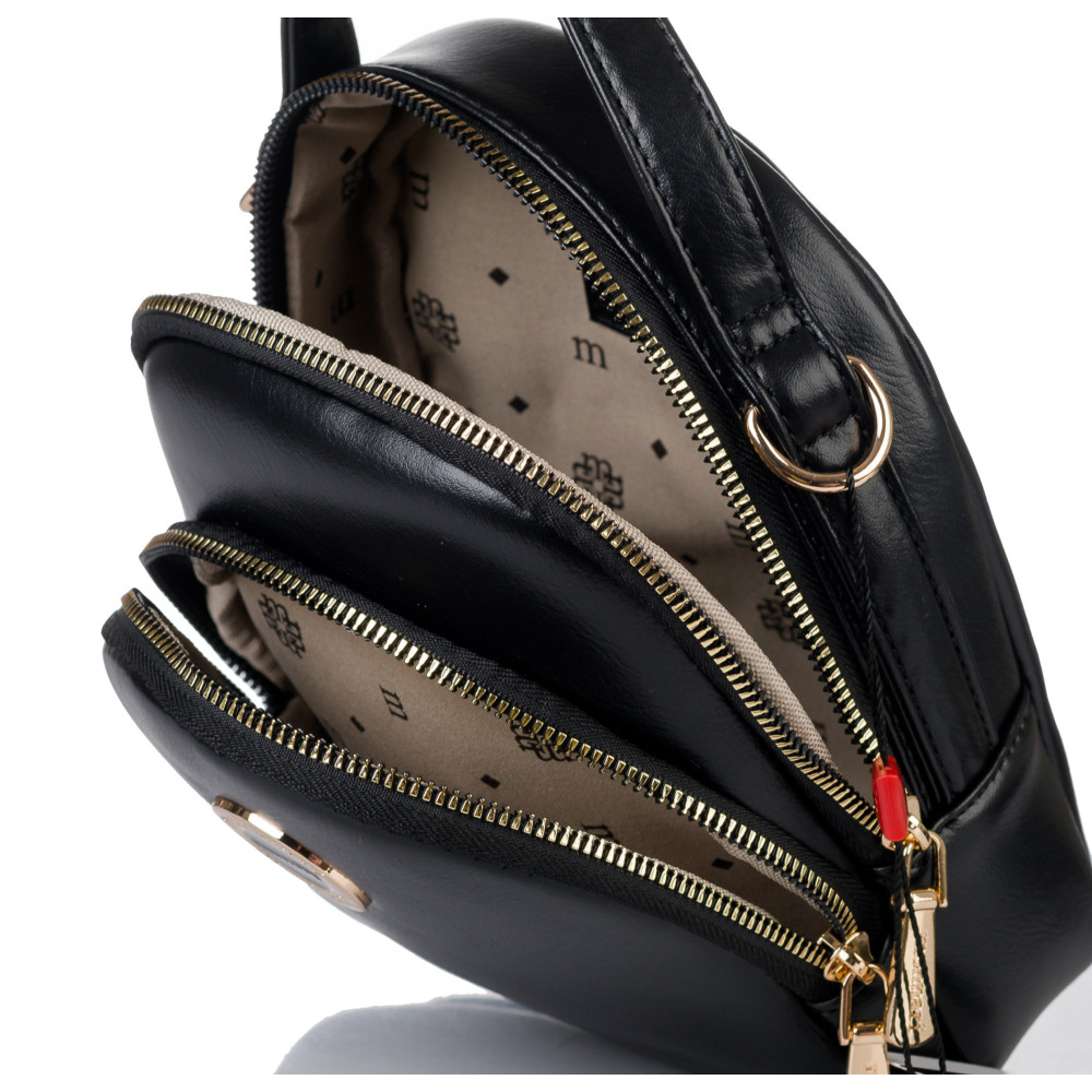 Czarna Mała Torebka Damska Monnari