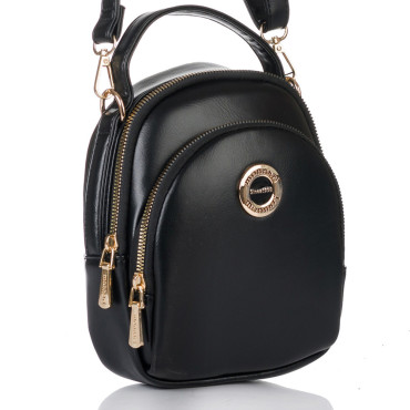 Czarna Mała Torebka Damska Monnari