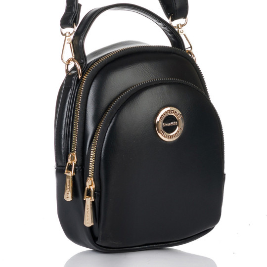 Czarna Mała Torebka Damska Monnari