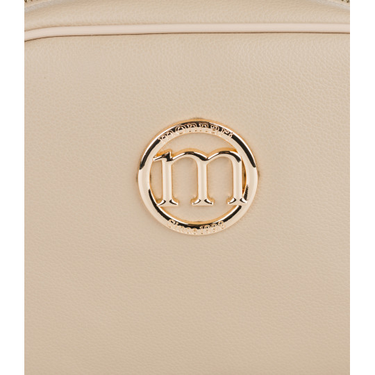 Beżowa Listonoszka damska typu crossbody Monnari