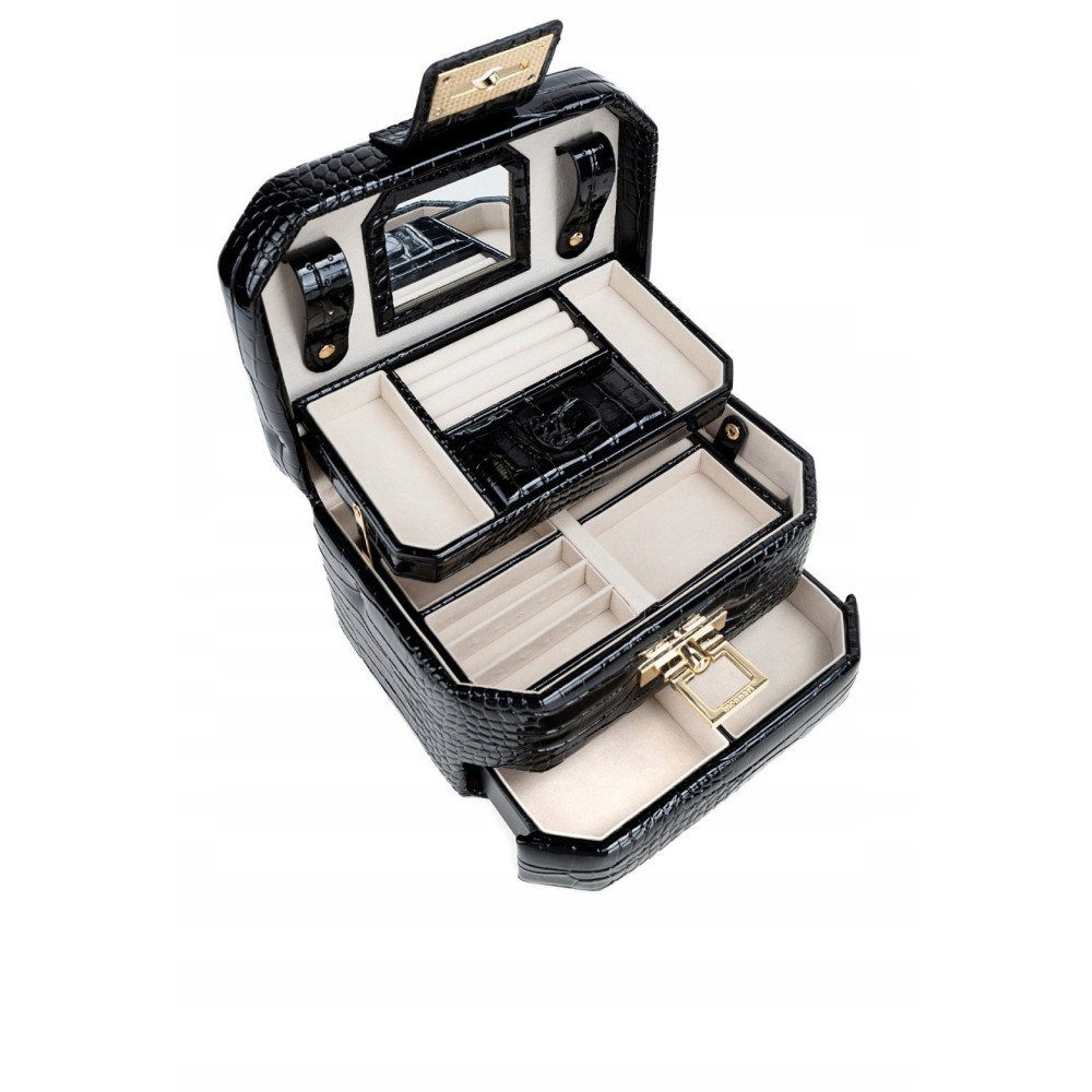 Duży elegancki kuferek na biżuterię MONNARI