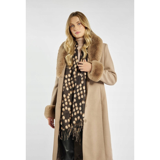 Elegancki szal w groszki MONNARI