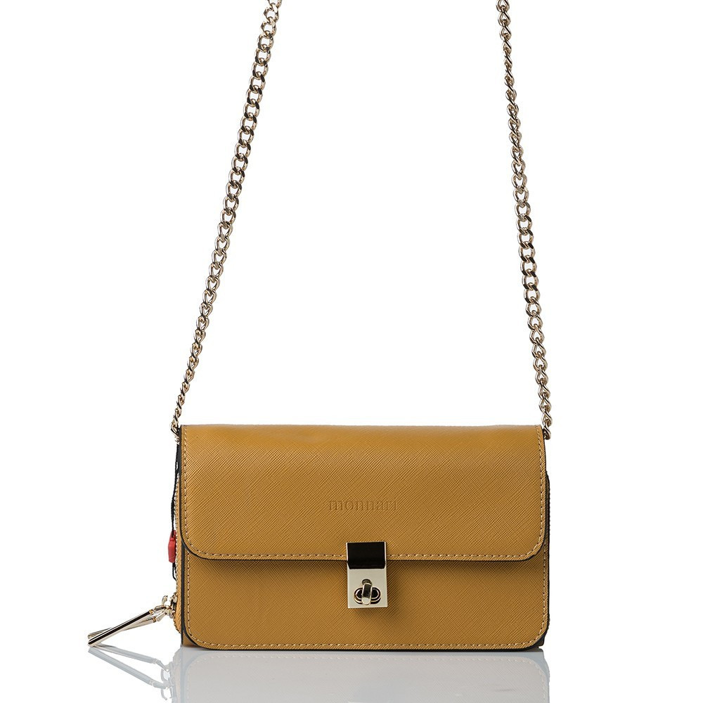 TOREBKA NA ŁAŃCUSZKU Z 2 KOMORAMI MONNARI