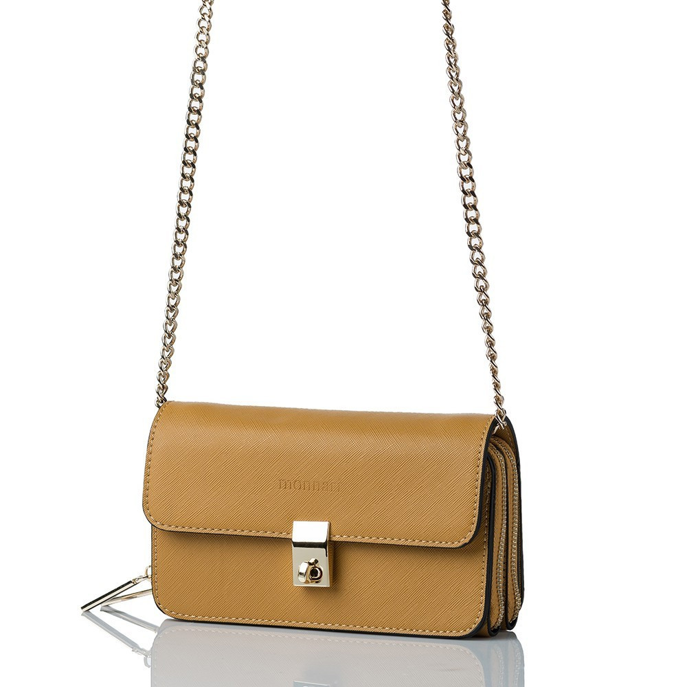 TOREBKA NA ŁAŃCUSZKU Z 2 KOMORAMI MONNARI