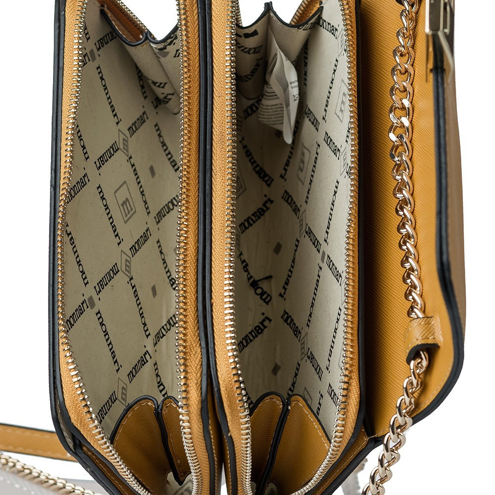 TOREBKA NA ŁAŃCUSZKU Z 2 KOMORAMI MONNARI