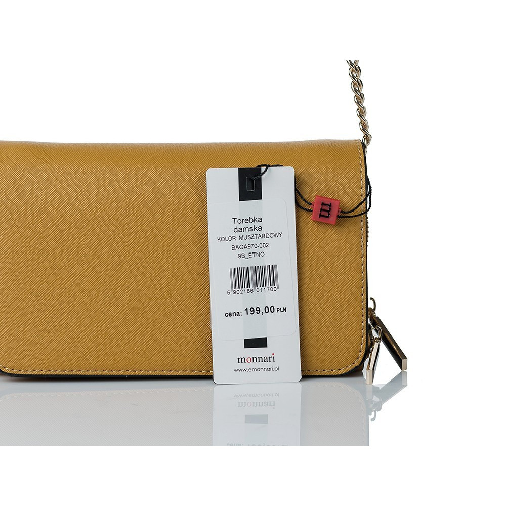 TOREBKA NA ŁAŃCUSZKU Z 2 KOMORAMI MONNARI