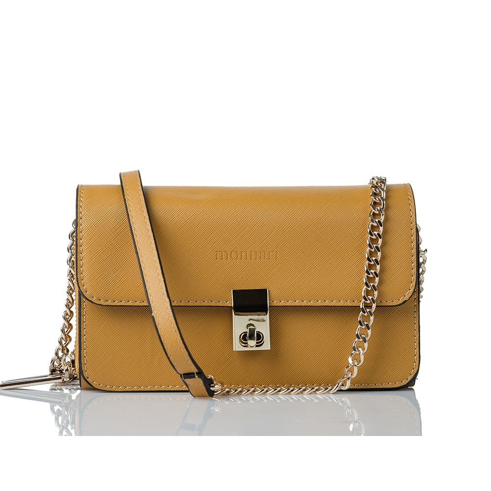 TOREBKA NA ŁAŃCUSZKU Z 2 KOMORAMI MONNARI