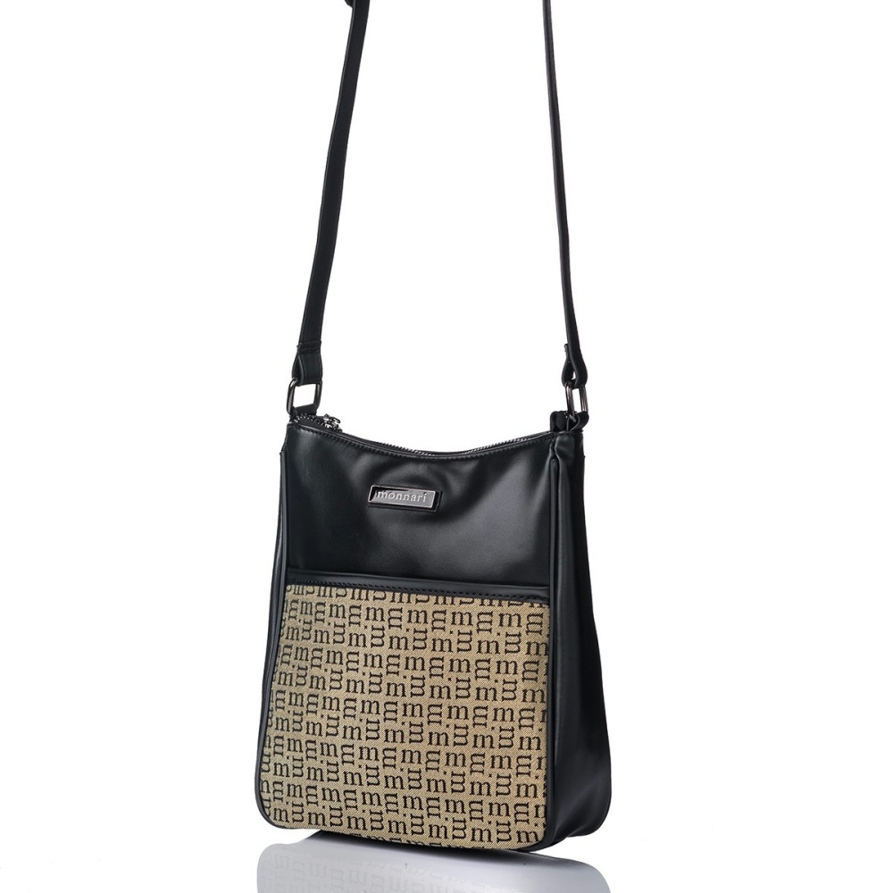 Klasyczna listonoszka z logo marki Monnari