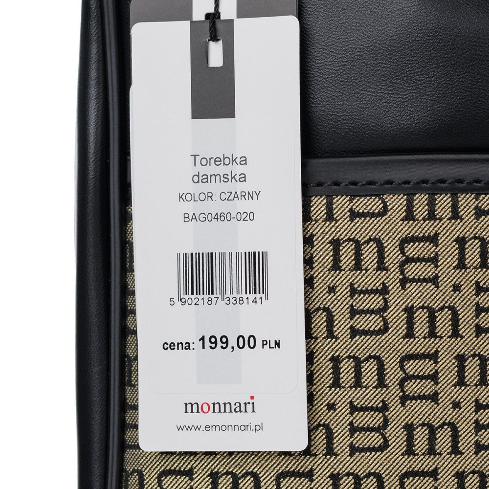 Klasyczna listonoszka z logo marki Monnari