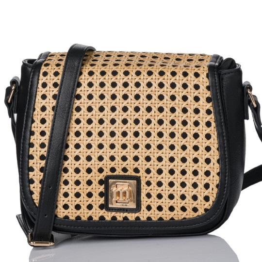 TOREBKA Z PLECIONYM PANELEM MONNARI