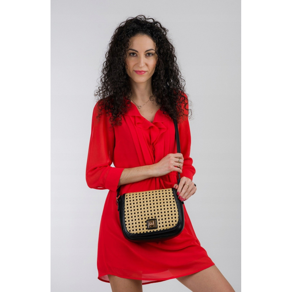 TOREBKA Z PLECIONYM PANELEM MONNARI