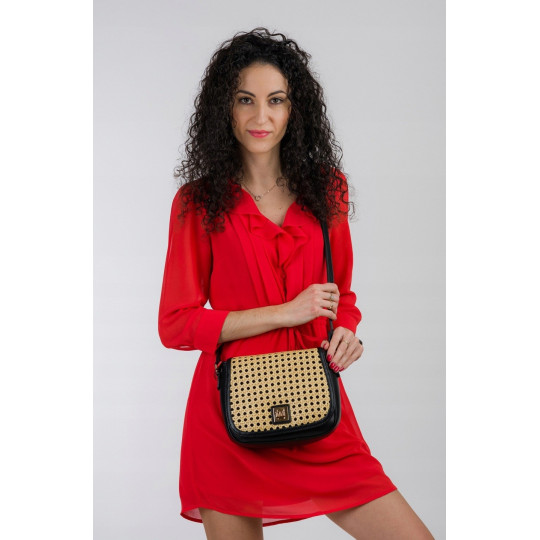 TOREBKA Z PLECIONYM PANELEM MONNARI