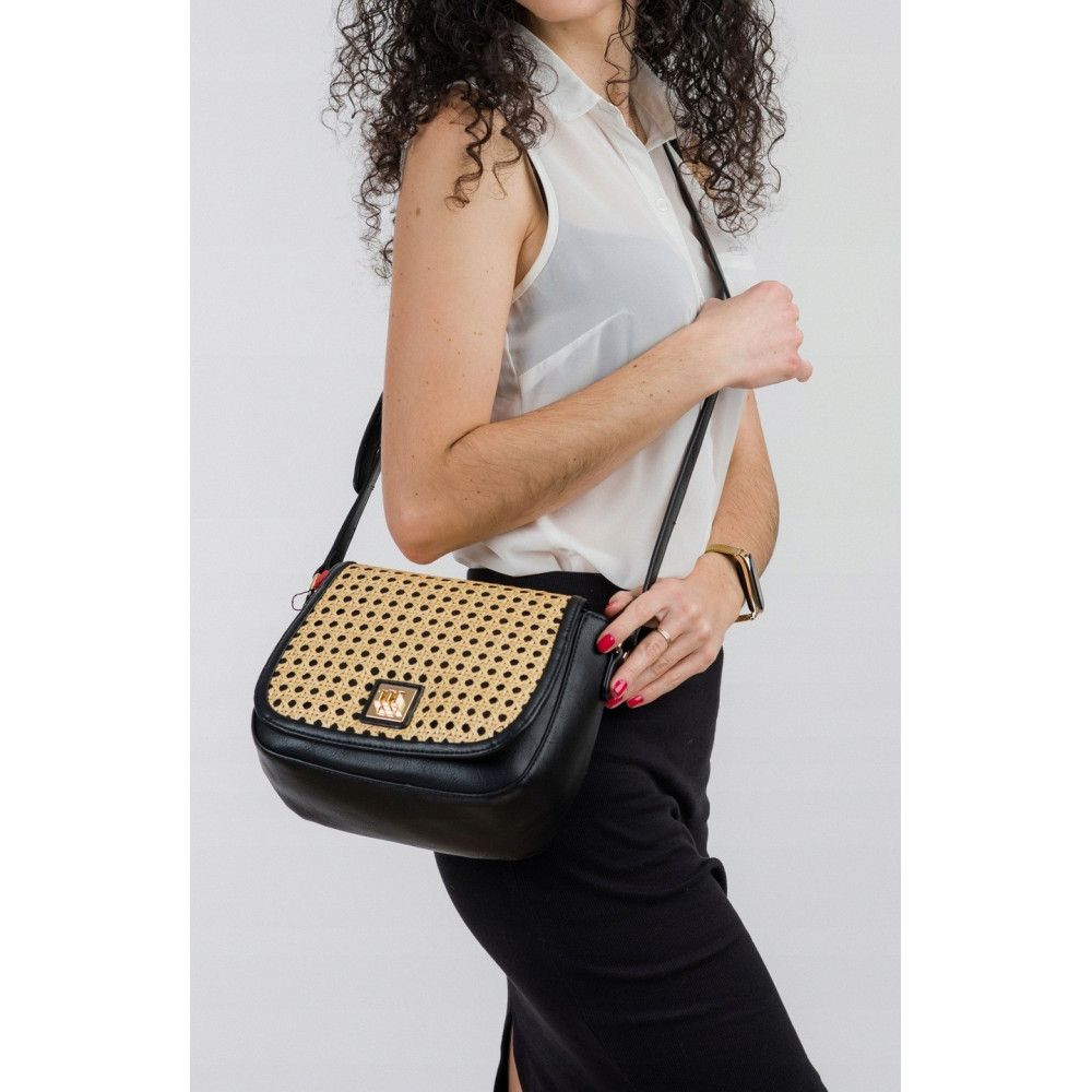 TOREBKA Z PLECIONYM PANELEM MONNARI