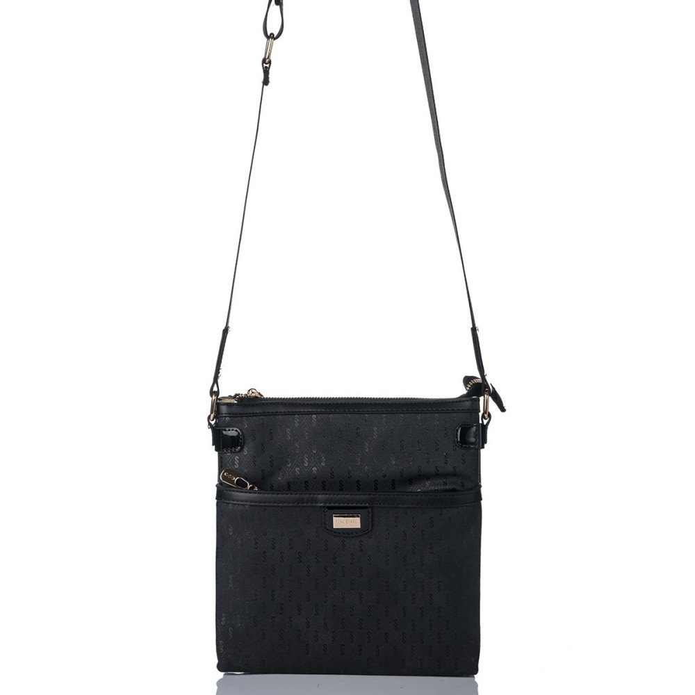 Czarna Torebka Listonoszka FEMESTAGE