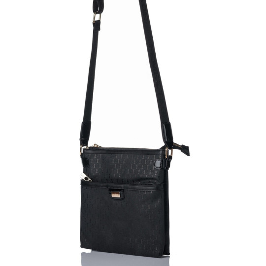 Czarna Torebka Listonoszka FEMESTAGE