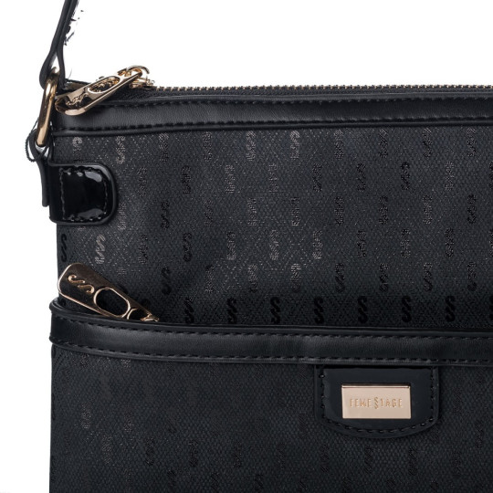 Czarna Torebka Listonoszka FEMESTAGE