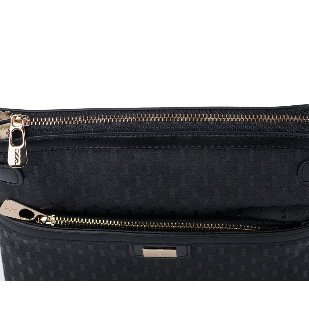 Czarna Torebka Listonoszka FEMESTAGE