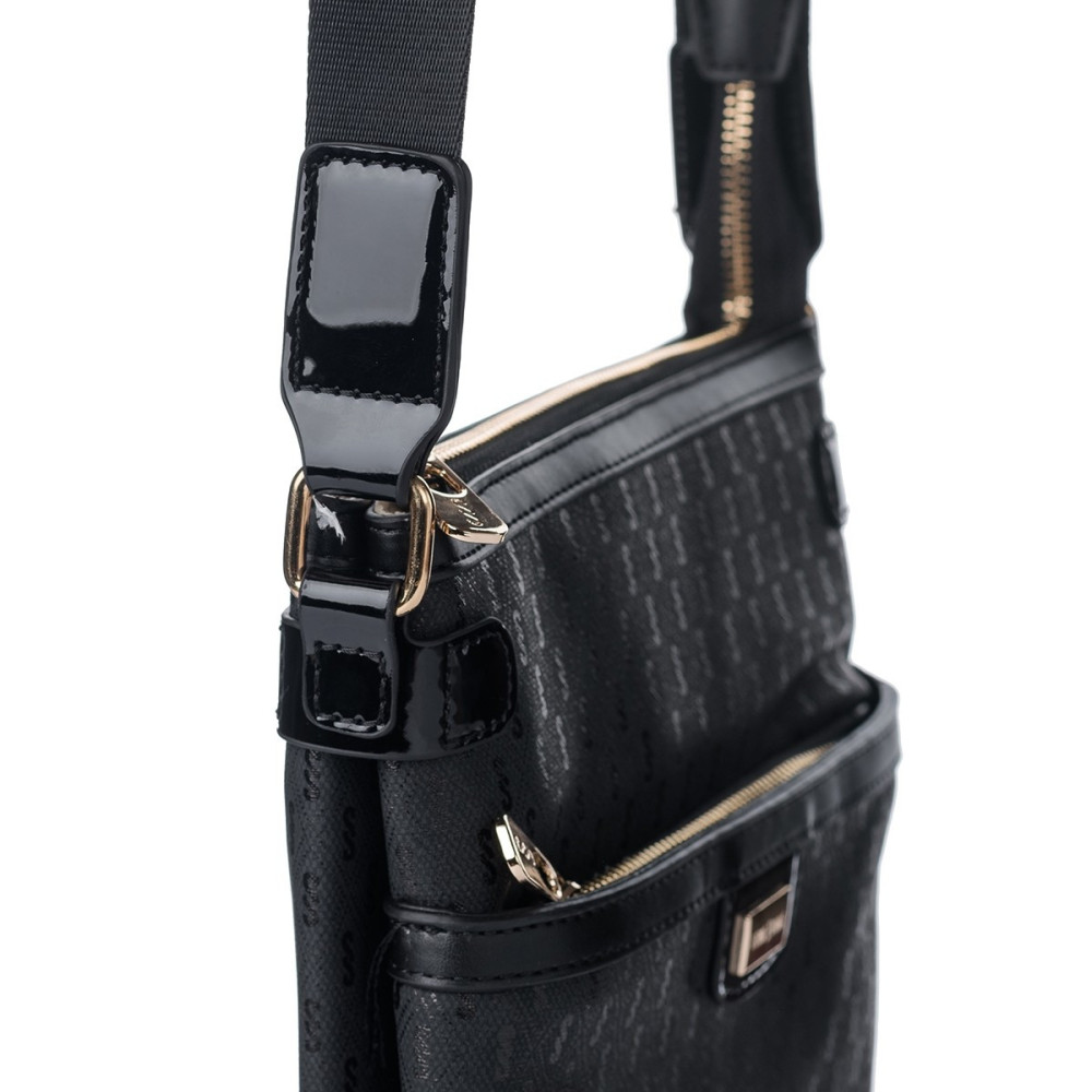 Czarna Torebka Listonoszka FEMESTAGE